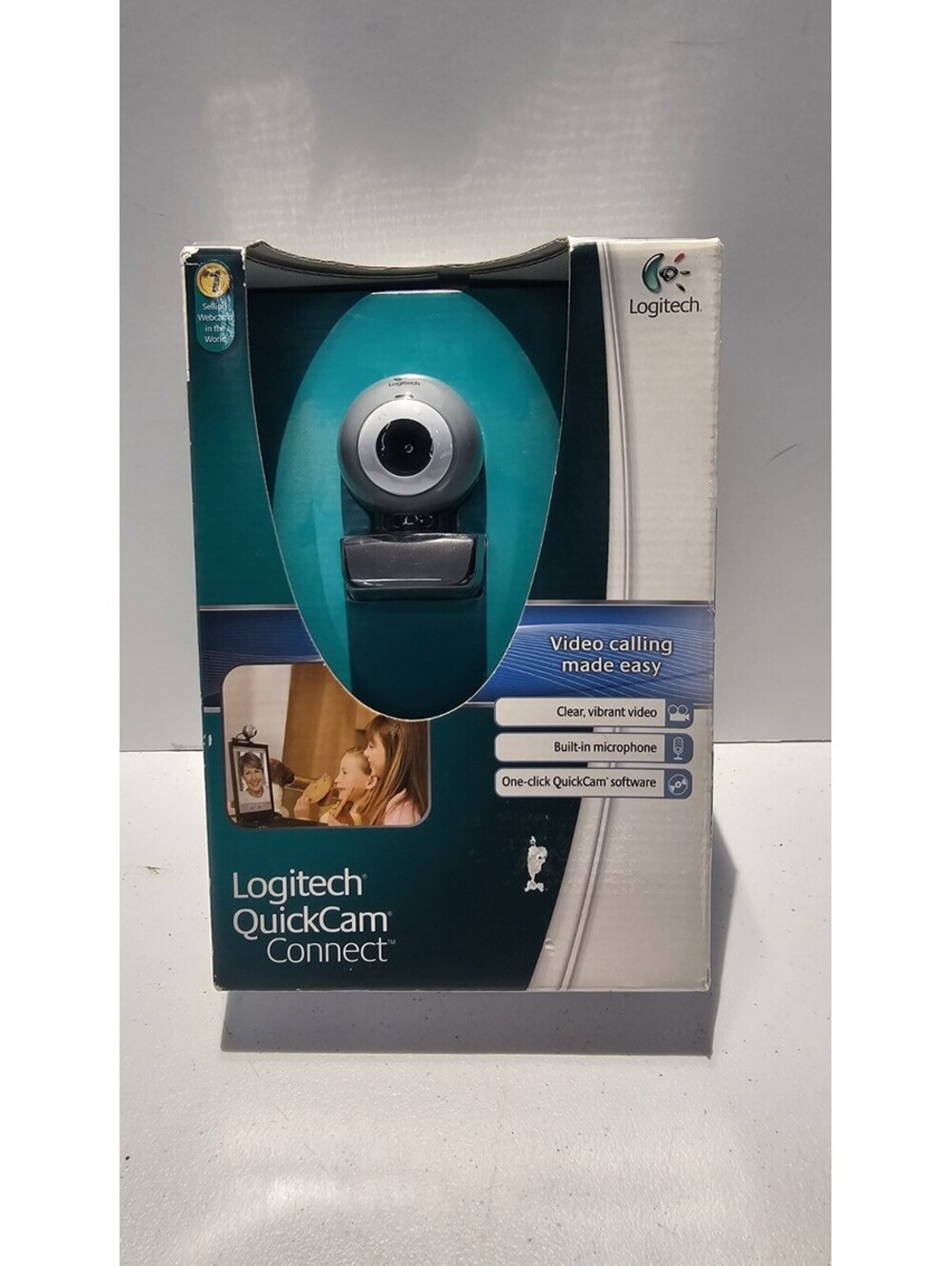 Logitech QuickCam Connect E2500 Webcam 960-000217 USB Built-In Mic NEW NIB